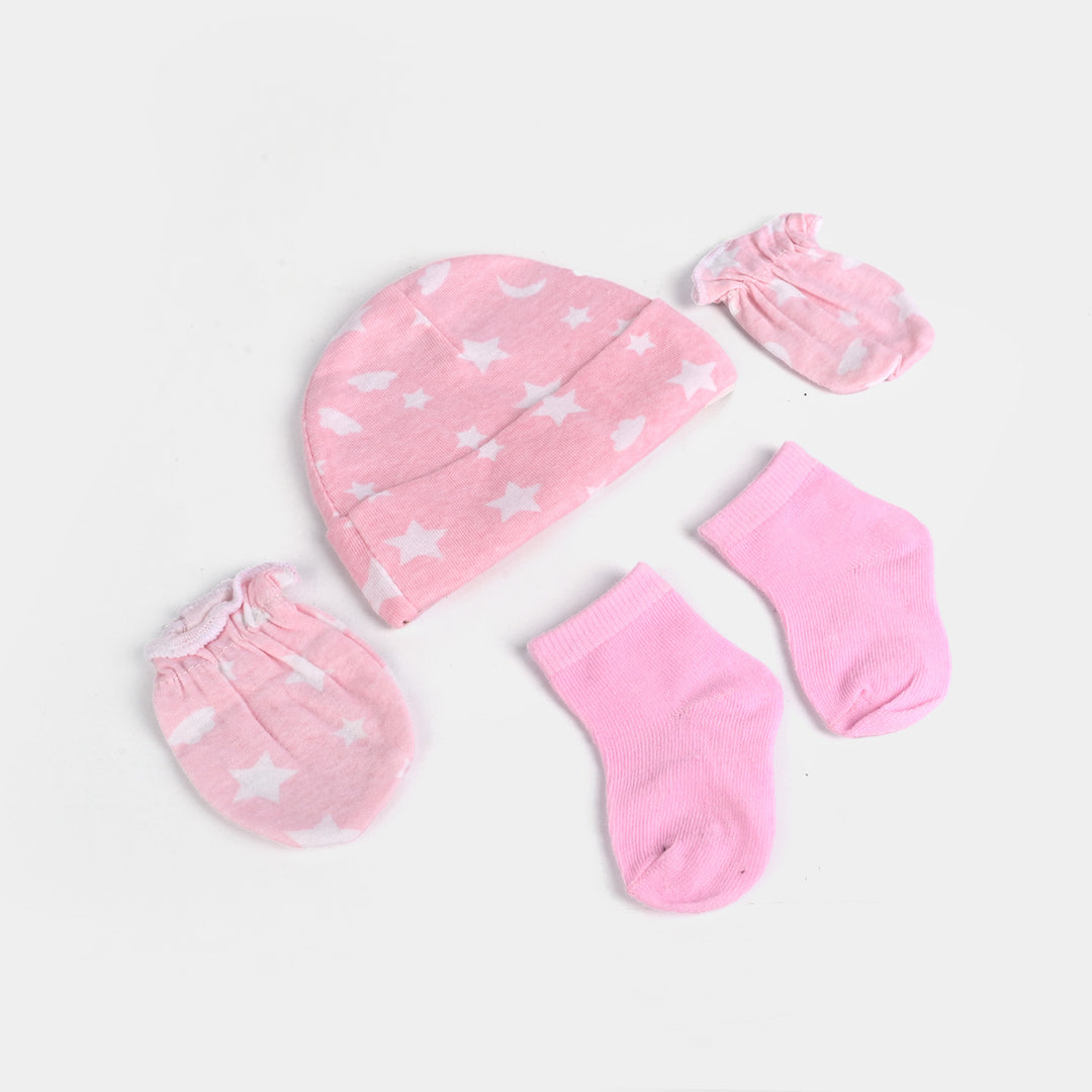 Baby Cap, Mittens & Socks Set