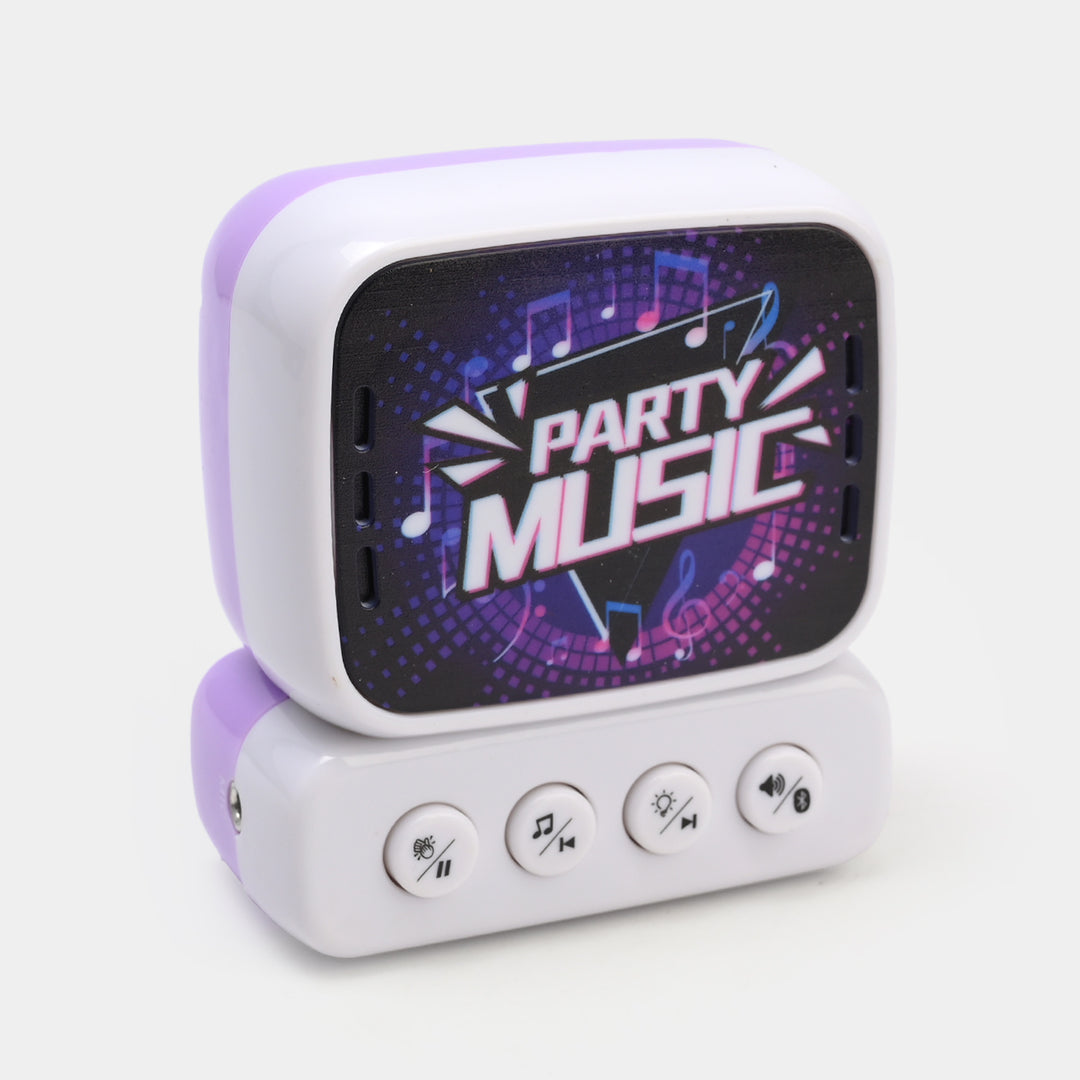 Party Music Sound Box Toy With Mic & LED Lights