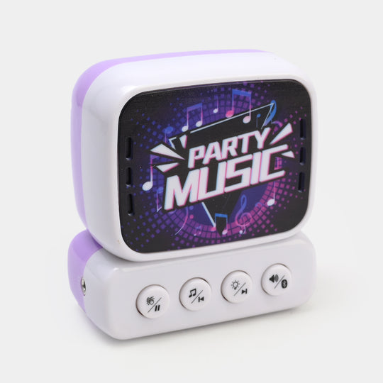 Party Music Sound Box Toy With Mic & LED Lights