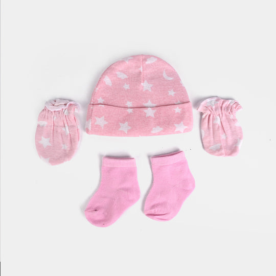 Baby Cap, Mittens & Socks Set