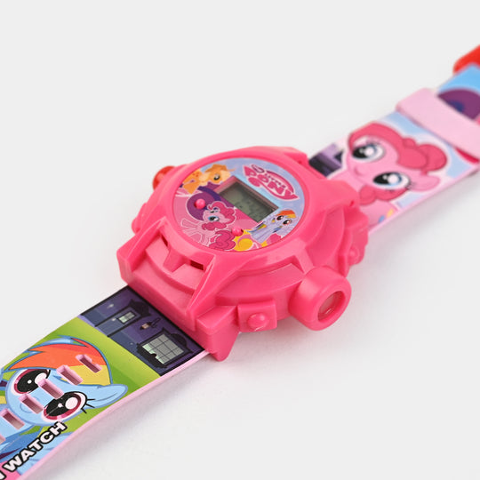 Character Projector Wrist Watch For Kids