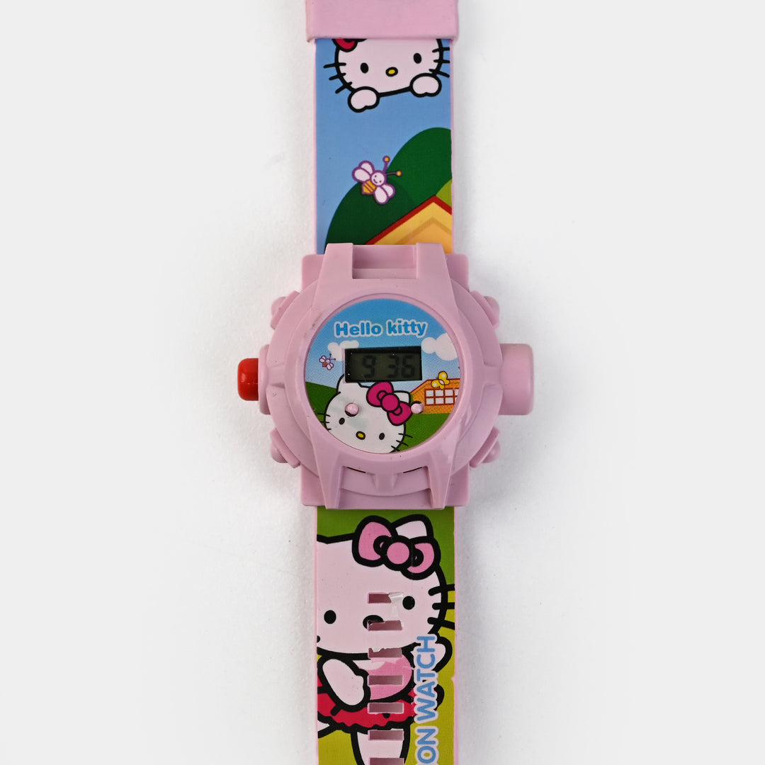 Character Projector Wrist Watch For Kids