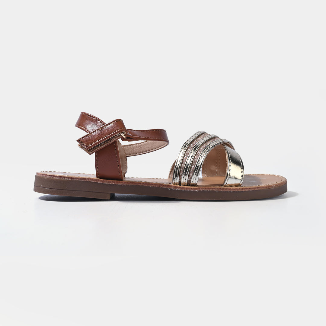 Girls Sandal 189-4-Golden
