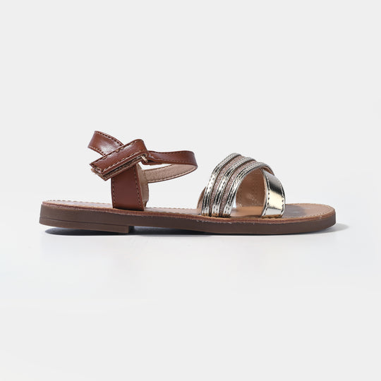 Girls Sandal 189-4-Golden