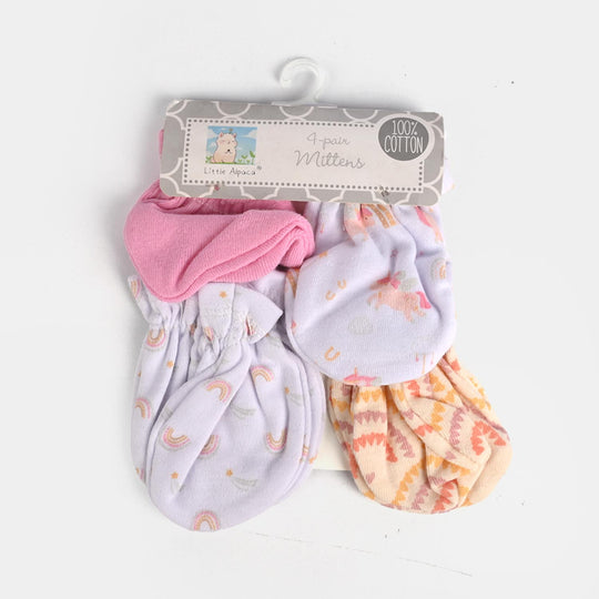 Baby Mittens Set Pack of 4