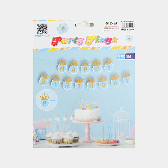 HBD Hanging Bunting Banner