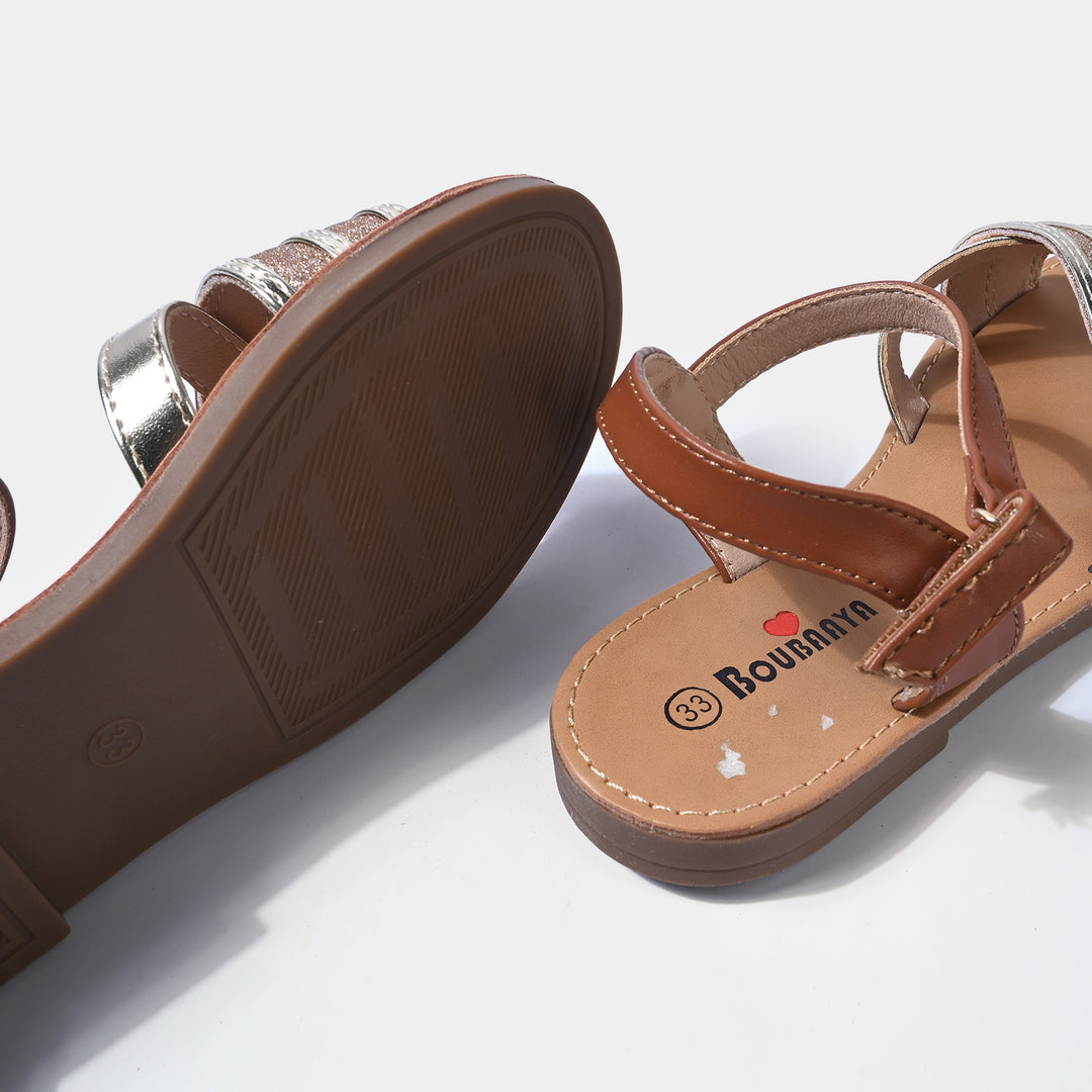 Girls Sandal 189-4-Golden