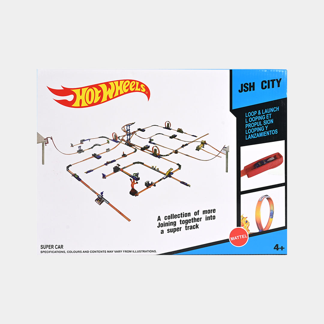 Track Racing Car Set for Kids