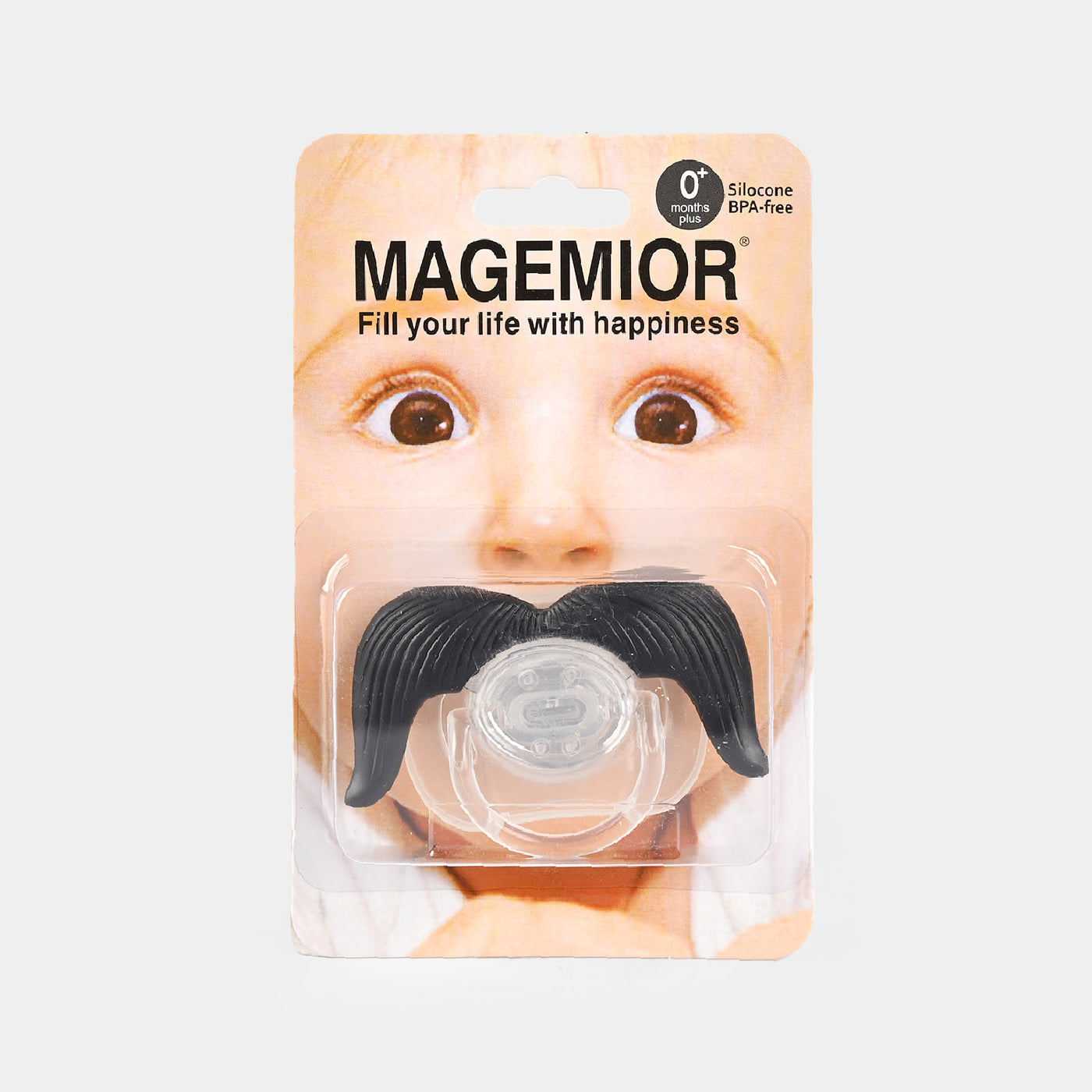 Funny Mustache Pacifier 0m+