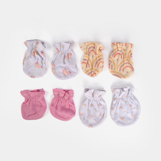 Baby Mittens Set Pack of 4