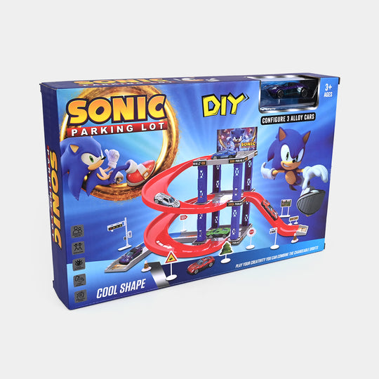 Character Parking Lot Building Game Play Set