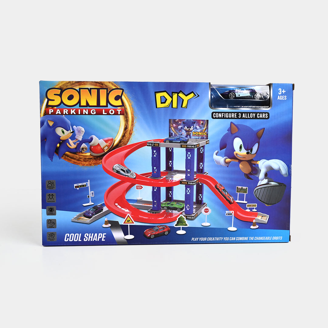 Character Parking Lot Building Game Play Set