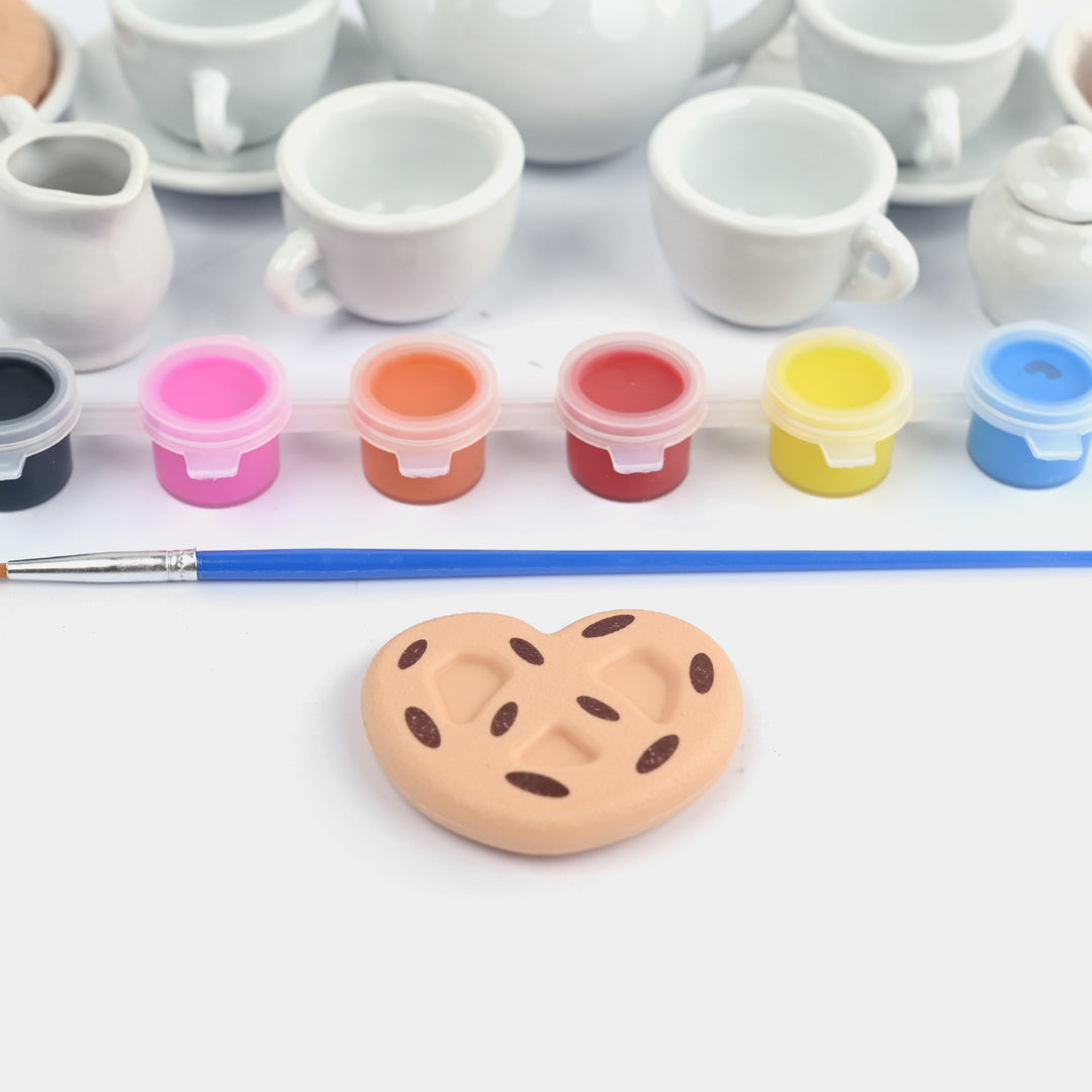 DIY Paint Your Own Ceramic Tea Set