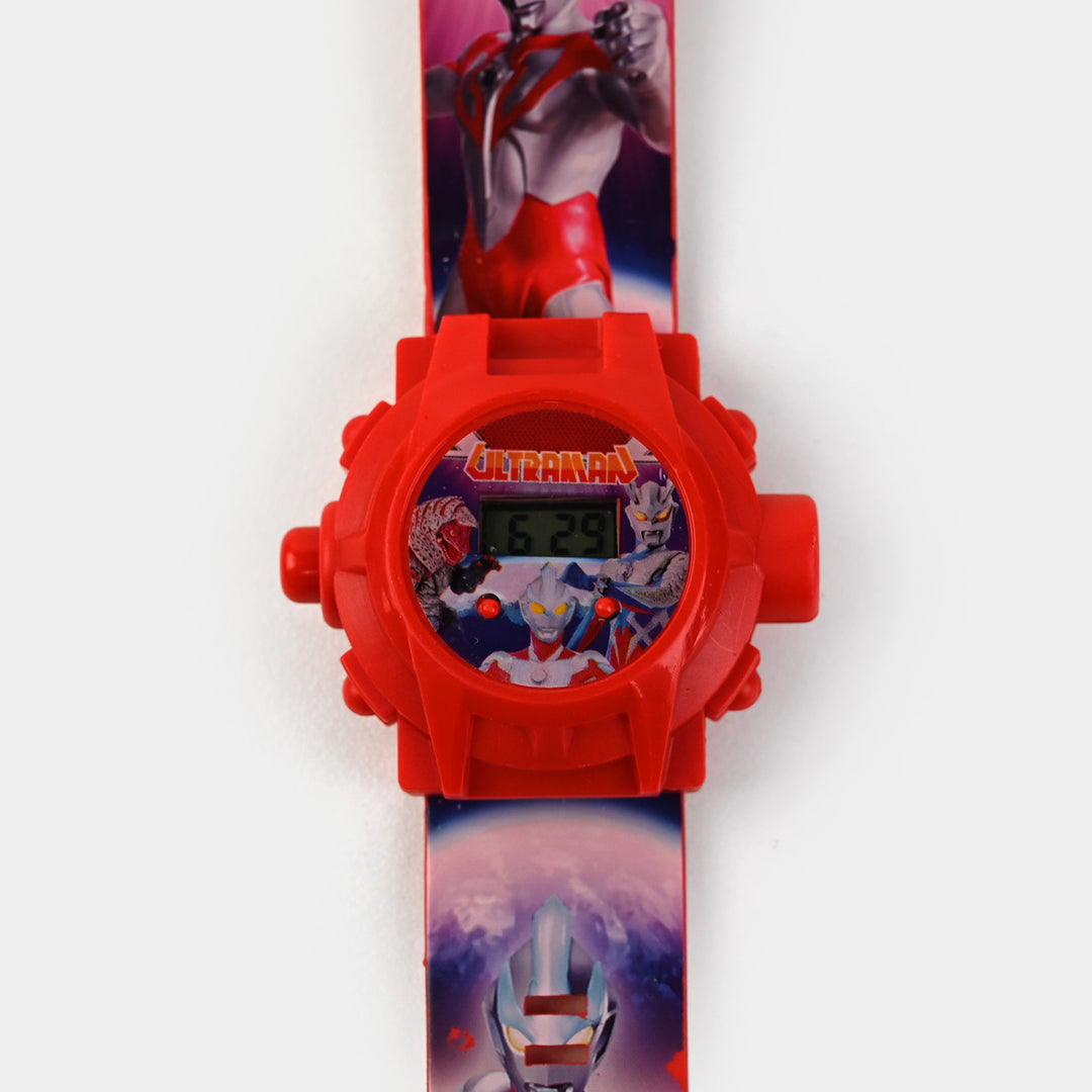 Character Projector Wrist Watch For Kids