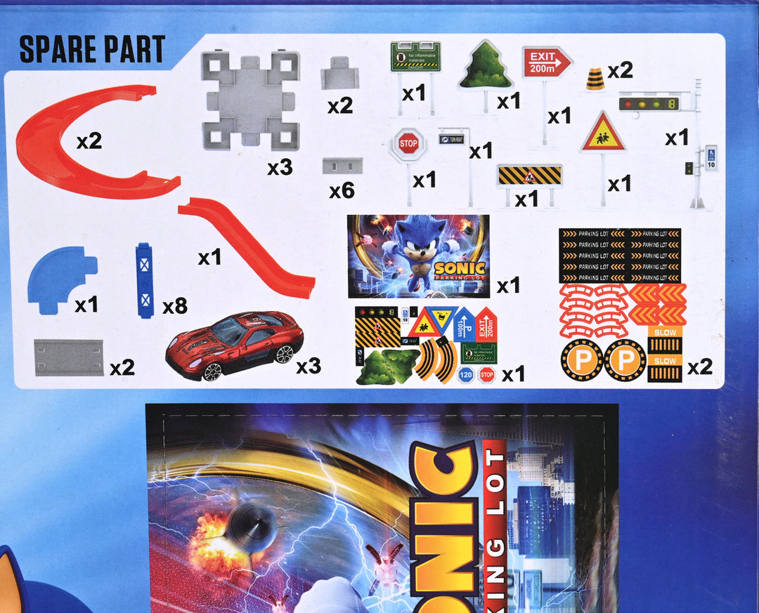 Character Parking Lot Building Game Play Set