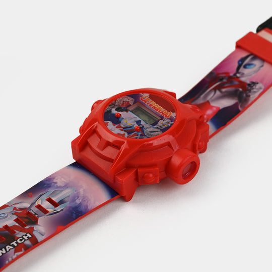 Character Projector Wrist Watch For Kids