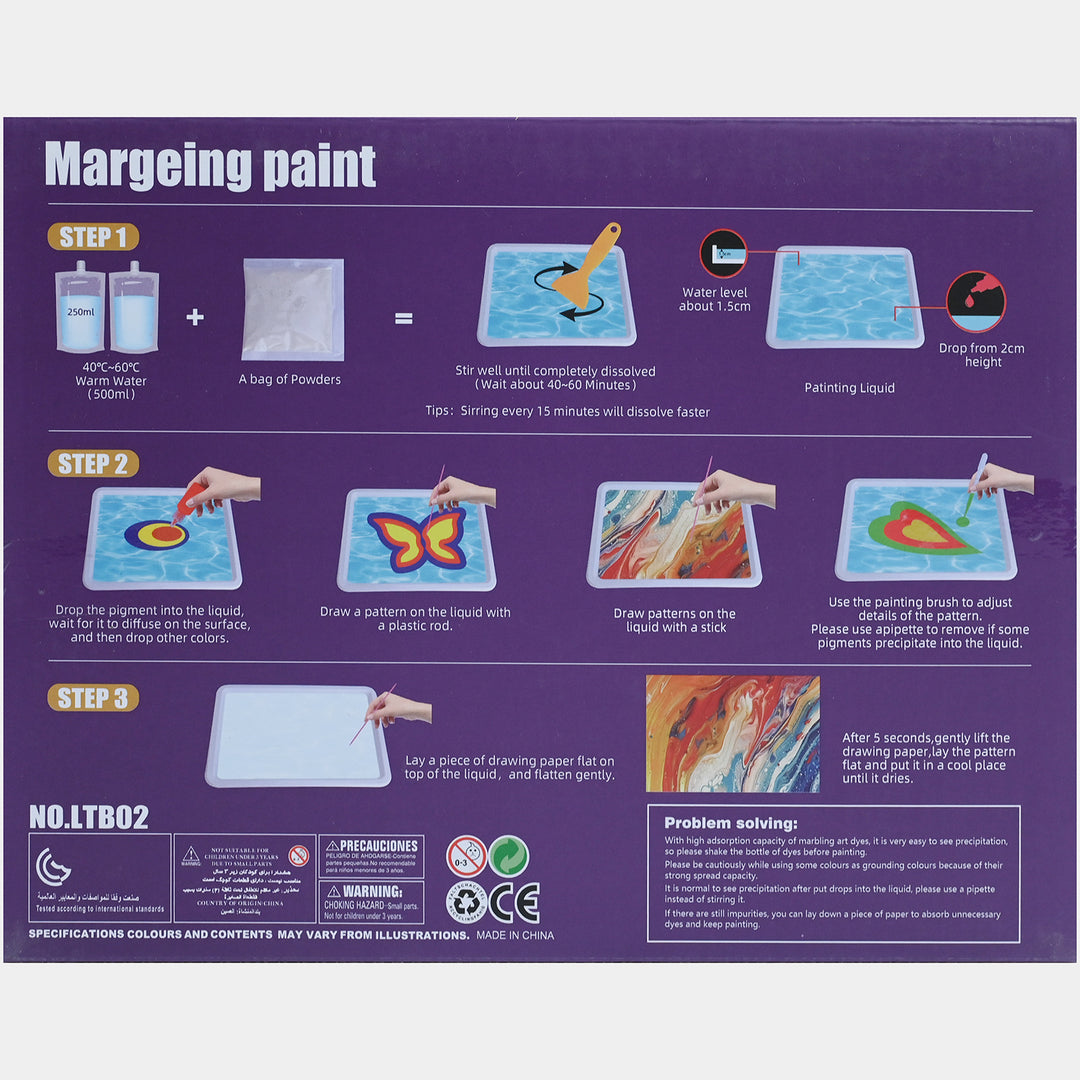 DIY Magic Marbling Art Kit
