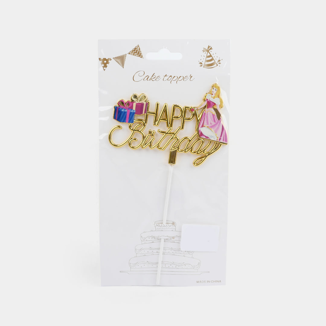 "Happy Birthday" Cake Topper