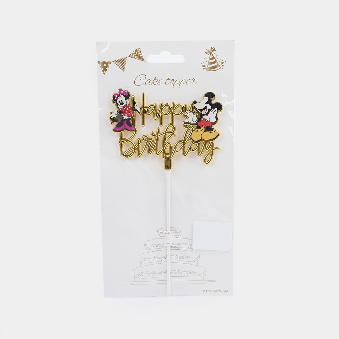 "Happy Birthday" Cake Topper