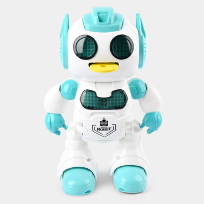 Remote Control Fun Robot With Light & Music For Kids