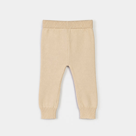 Infant Boys Acrylic Co-ord Set-Classy-Cream