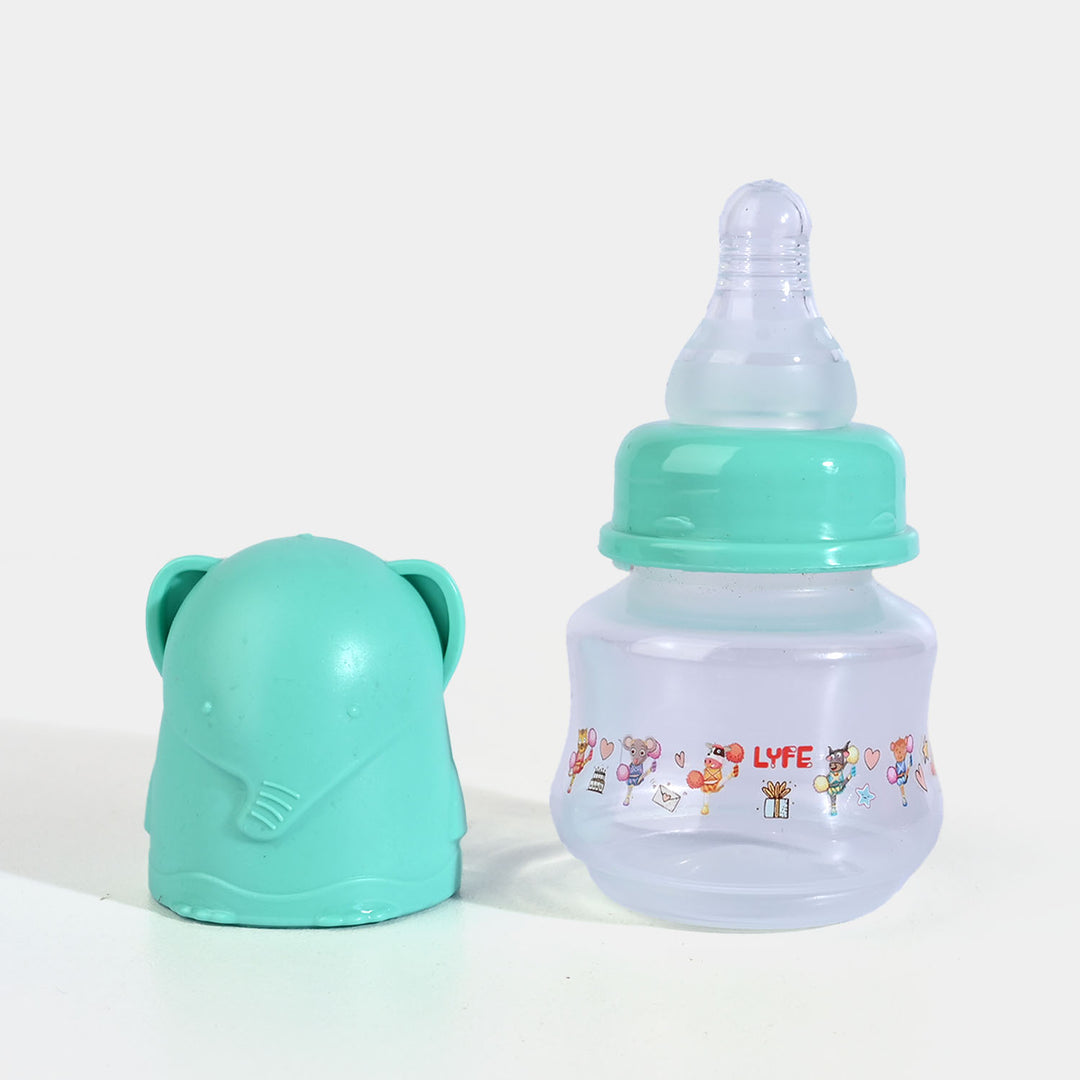 Lyfe Baby Plastic Feeding Bottle 2Oz |60ml |Green