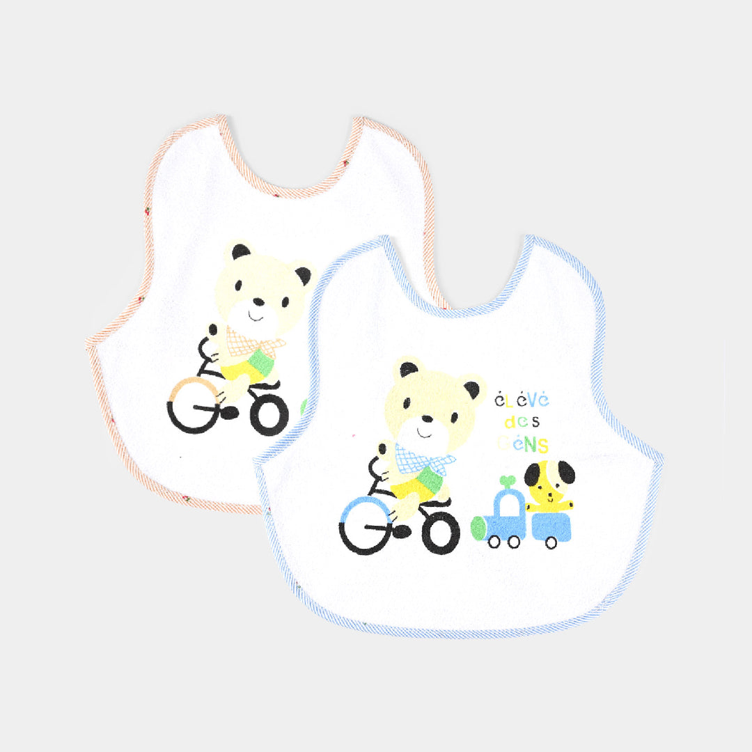 Baby Terry Bib Pack Of 2 Large