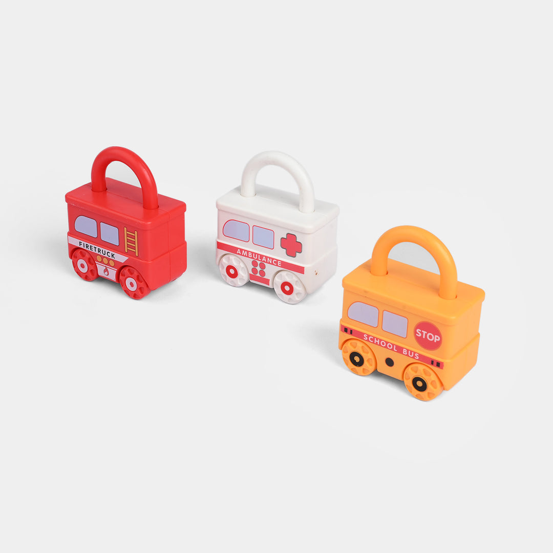 Unlock Train Team – Matching Lock Educational Toy Set