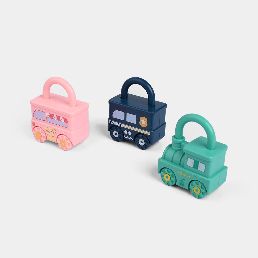 Unlock Train Team – Matching Lock Educational Toy Set