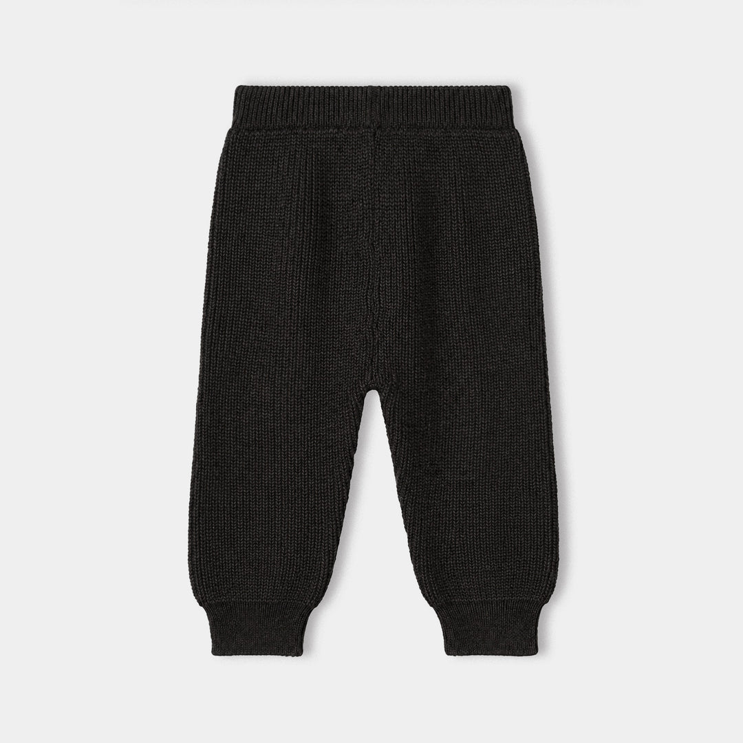 Infant Boys Acrylic Co-ord Set-Stripe Cable-GREY