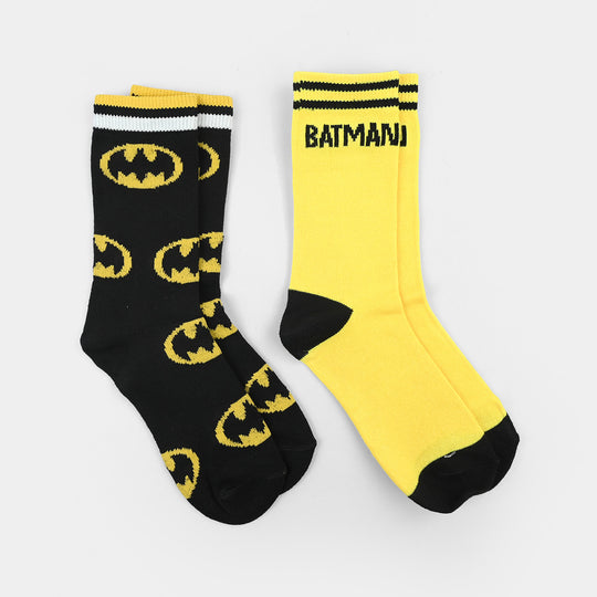 Boys Socks Pack Of 2-Black.Yellow