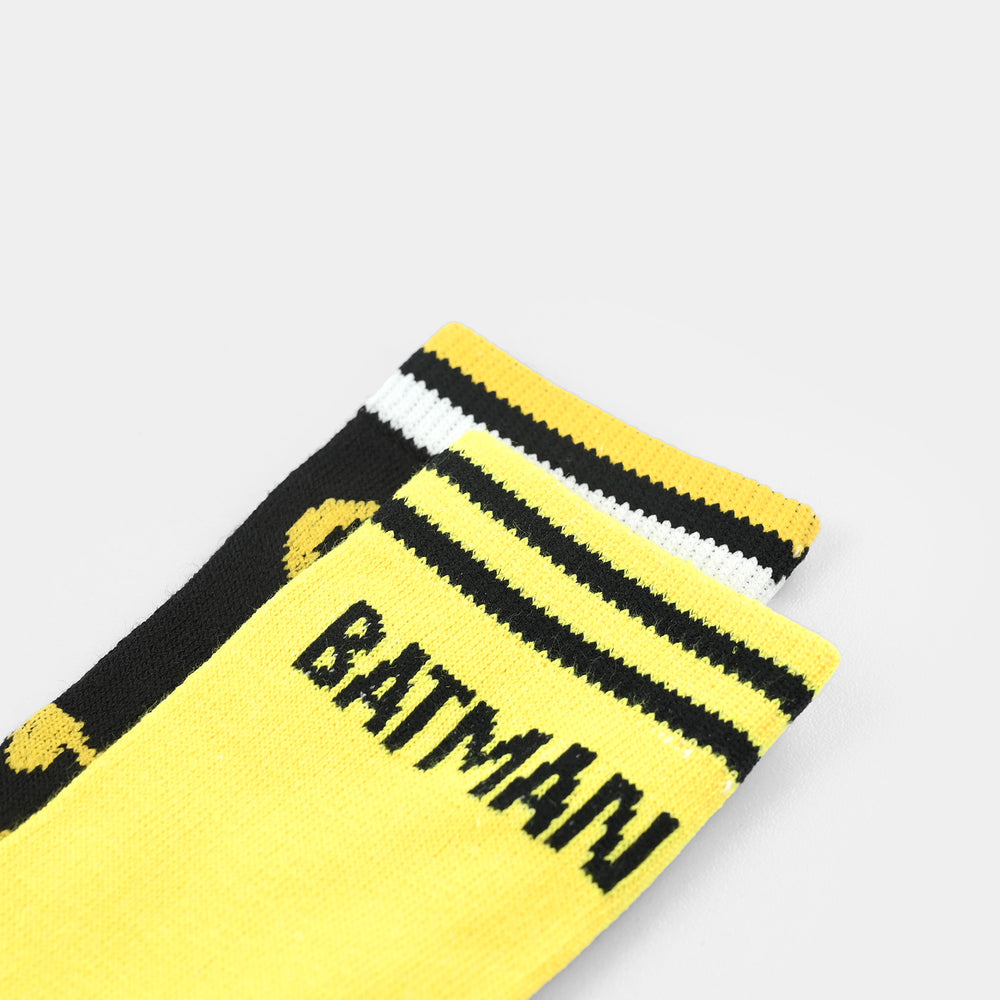 Boys Socks Pack Of 2-Black.Yellow