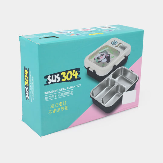 Stainless Steel + Plastic Lunch Box