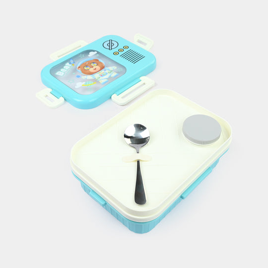 Stainless Steel + Plastic Lunch Box