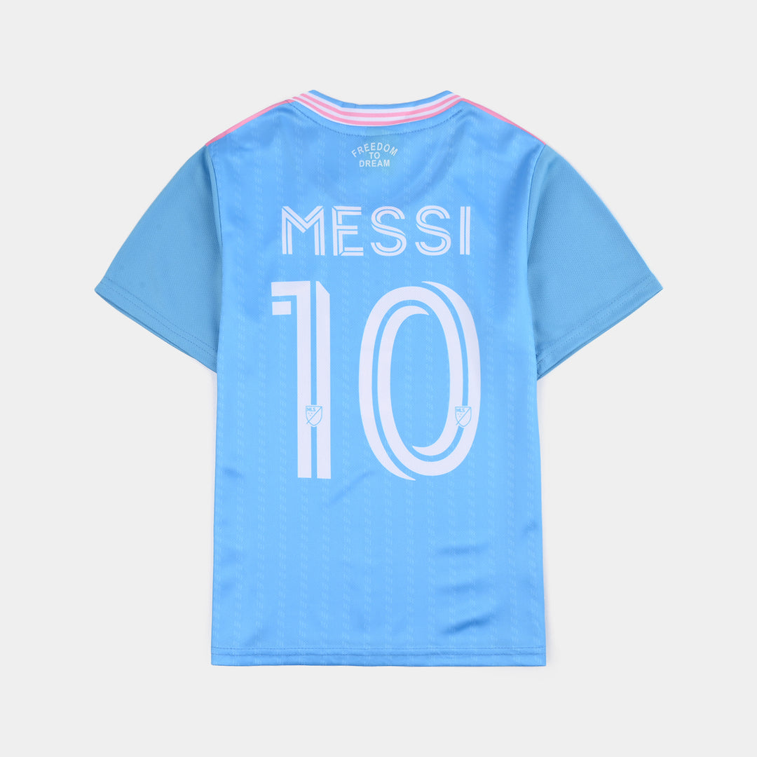 Boys Poly Jersey Suit Paris-Blue