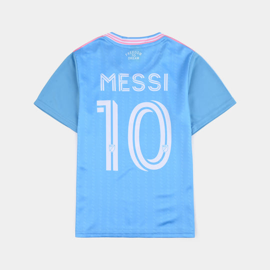 Boys Poly Jersey Suit Paris-Blue