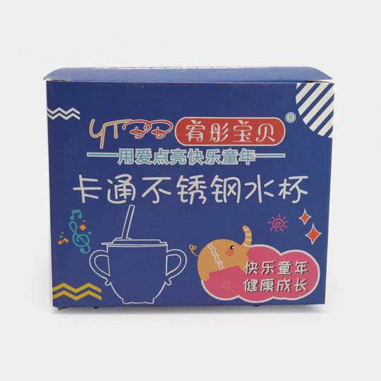 Stainless Steel Double Handle Drinking Cup | 6M+