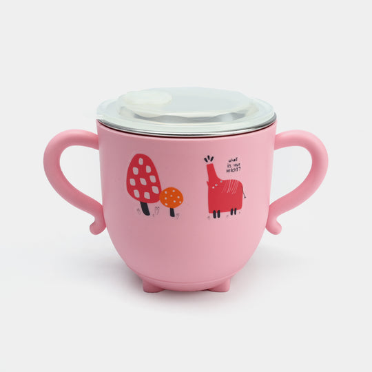 Stainless Steel Double Handle Drinking Cup | 6M+