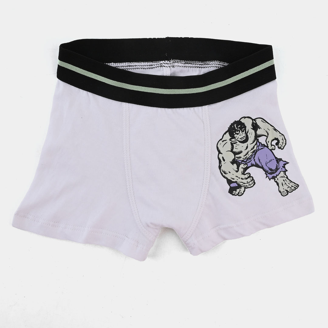 Boys Cotton Jersey Boxer Pack of 2 -White