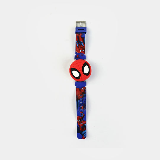 KIDS QUARTZ WATCH MULTI-LIGHT SPINNER