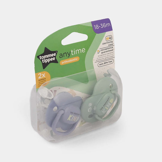 Tommee Tippee - Anytime Soother 2 Pack (18-36 Months)