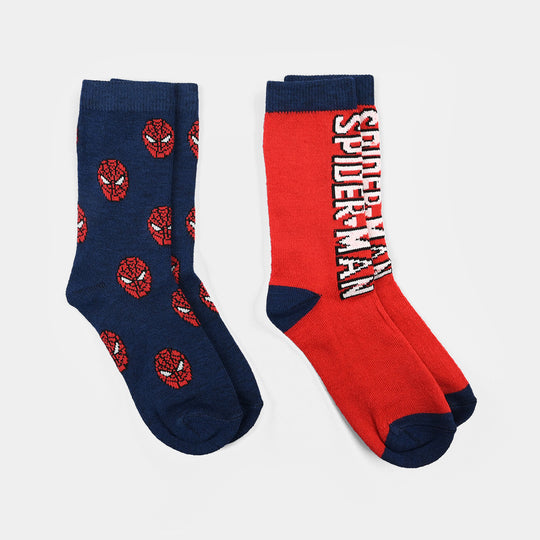 Boys Socks Pack Of 2-Red/Blue