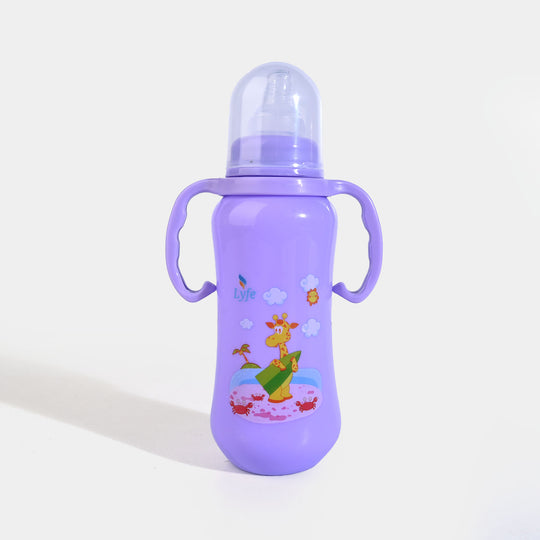 Lyfe Baby Plastic Feeding Bottle 9Oz |280ml |Basic Purple