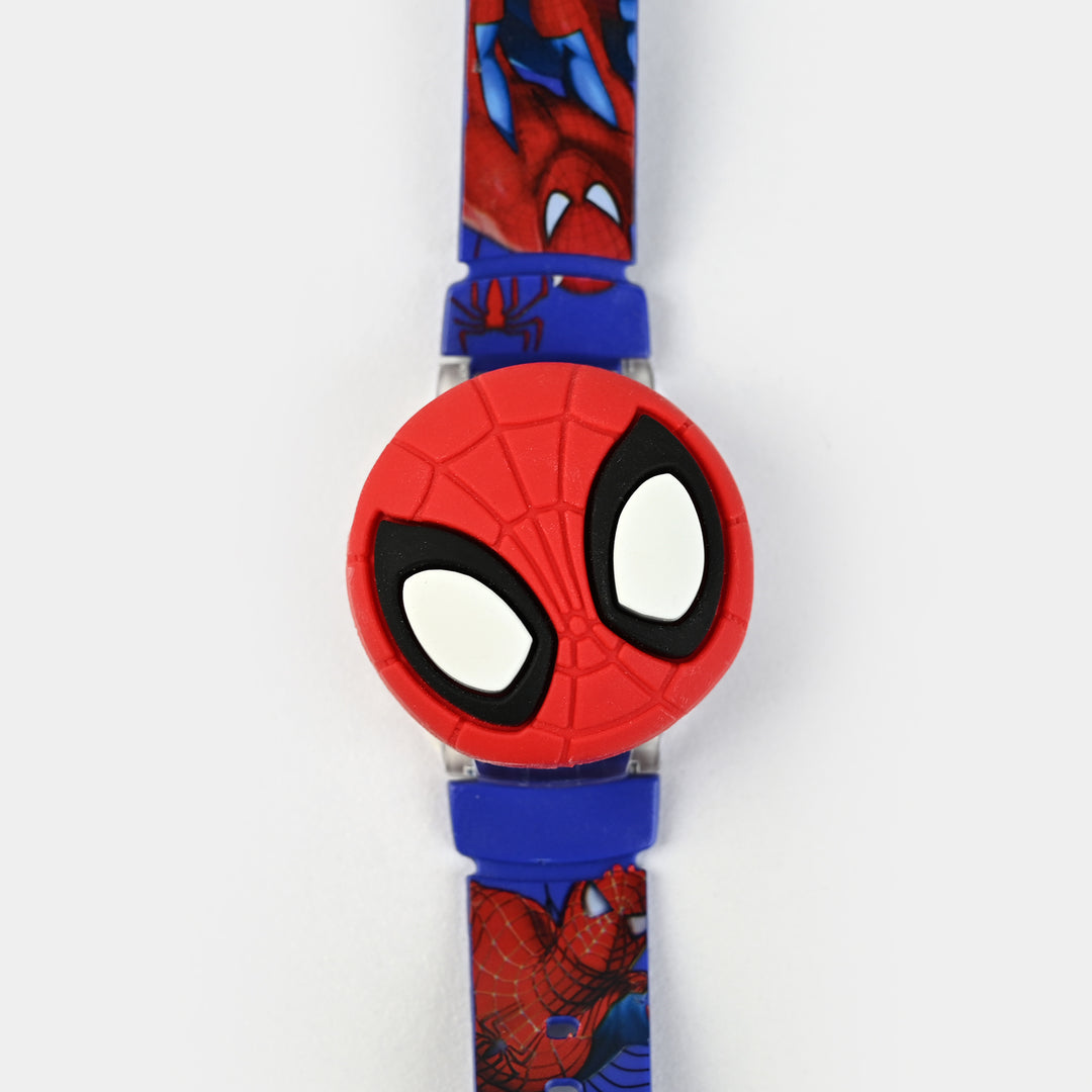 KIDS QUARTZ WATCH MULTI-LIGHT SPINNER