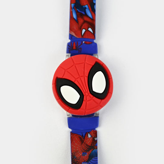 KIDS QUARTZ WATCH MULTI-LIGHT SPINNER