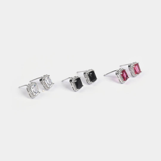 Girls Fancy & Stylish Earrings/Tops - Pack of 3