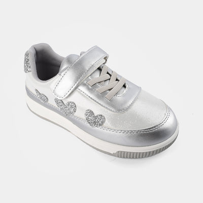 Girls Sneaker H558-112-SILVER