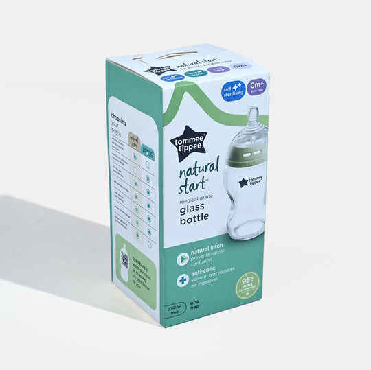 Natural Start Glass Bottle 250ml PK1