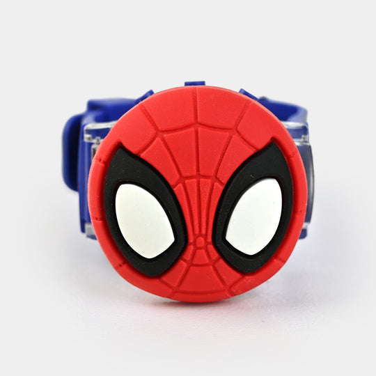 KIDS QUARTZ WATCH MULTI-LIGHT SPINNER