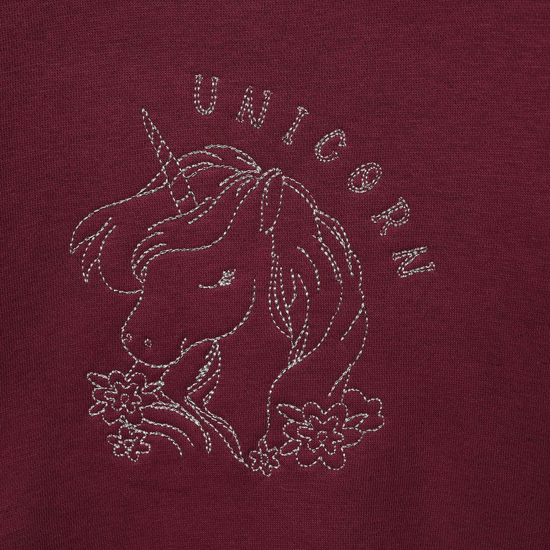 Infant Girls Fleece 2 Piece Suit Unicorn
